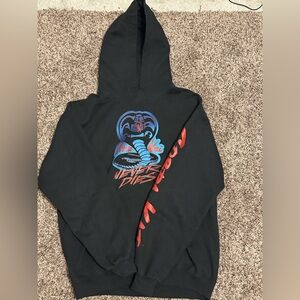 Black and red size S cobra kai hoodie #KarateKid